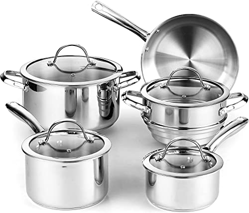 Cooks Standard 9-Piece Classic Stainless Steel...