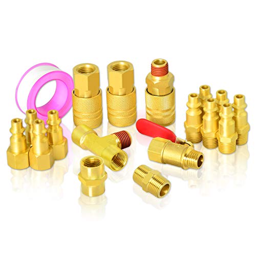 Gasher 19 Pieces Air Coupler and Plug Kit, Solid...