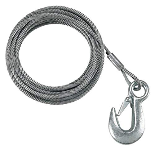 Fulton (WC325 0100) 3/16' x 25' Winch Cable with...