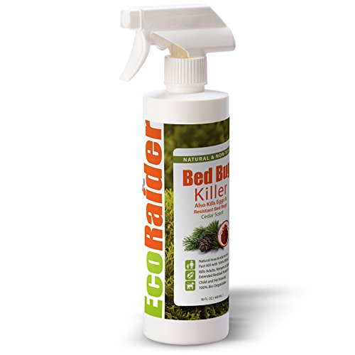 Bed Bug Killer by EcoRaider 16 oz, Fast and Sure...