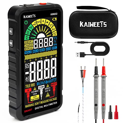 KAIWEETS Smart Multimeter Rechargeable Electrical...