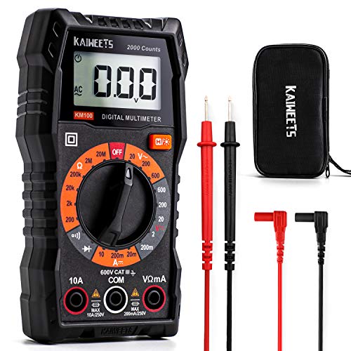 KAIWEETS Digital Multimeter with Case, DC AC...